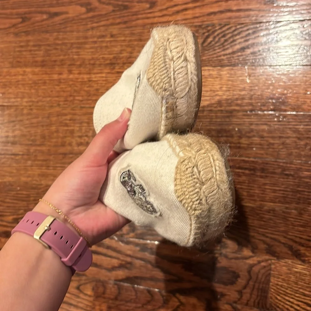 Soludos Elephant Platform Cream Espadrilles